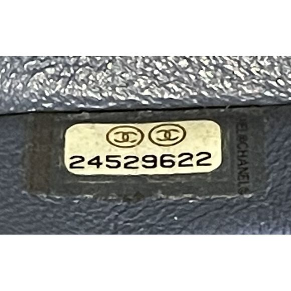 Chanel Classic Double Flap Bag Quilted Caviar Small Blue - Picture 7 of 7